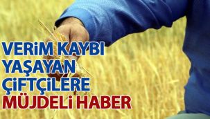 Verim kaybı yaşayan çiftçilere müjdeli haber 