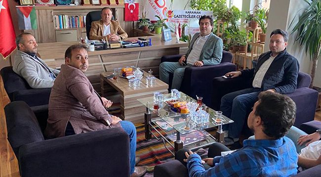 Gazeteciler Cemiyetinden Başkan Sarı'ya Hayırlı Olsun Ziyareti