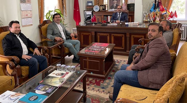 Gazeteciler Cemiyetinden İl Müftüsü Gürbüz'e Ziyaret