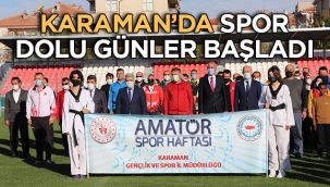 Karaman'da spor dolu günler başladı