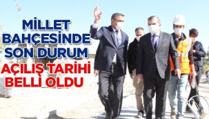 Millet Bahçesinde son durum