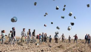 Patates hasadı kova fırlatmayla başladı