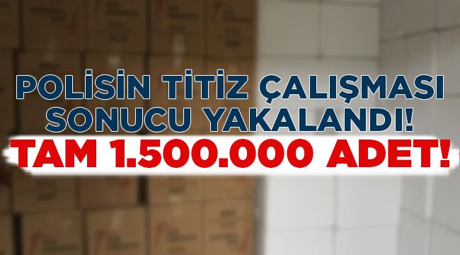 Polisin titiz çalışması sonucu yakalandı!