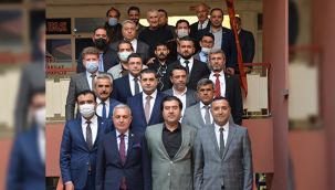 MHP Heyetinden Gazeteciler Cemiyetine Ziyaret