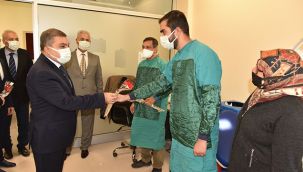 Vali Işık'tan diş hekimlerine sürpriz ziyaret