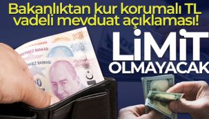 Bakanlık, kur korumalı TL vadeli mevduatlara ve katılma hesaplarına ilişkin uygulama esaslarını açıkladı