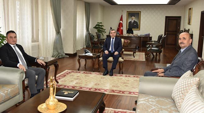 Karayolları Bölge Müdürü Ateş'ten Vali Işık'a ziyaret