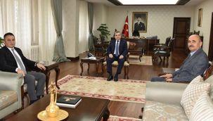 Karayolları Bölge Müdürü Ateş'ten Vali Işık'a ziyaret