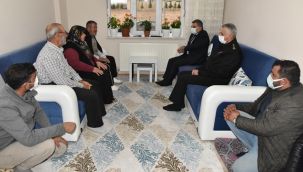 Vali Işık'tan Yılmaz Ailesine Geçmiş Olsun Ziyareti