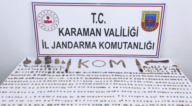 Jandarma 736 Adet Tarihi Eser Ele Geçirdi 