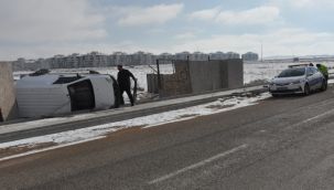 Karaman'da Yola Çıkan Köpek Kazaya Neden Oldu