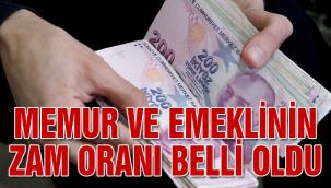 Memur ve Emeklinin Zam Oranı Belli Oldu