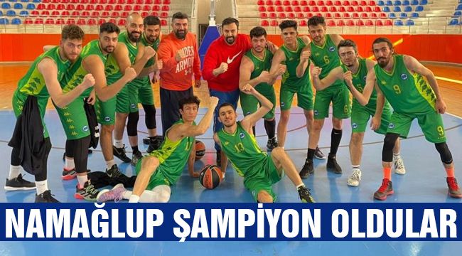 Namağlup Şampiyon Oldular