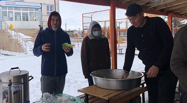 Öğrenciler Okul Bahçesinde Dolu Dolu Vakit Geçirdi