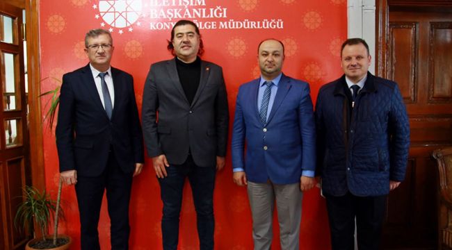 Başkan Demirkollu'dan Konya İl Müdürlerine Ziyaret
