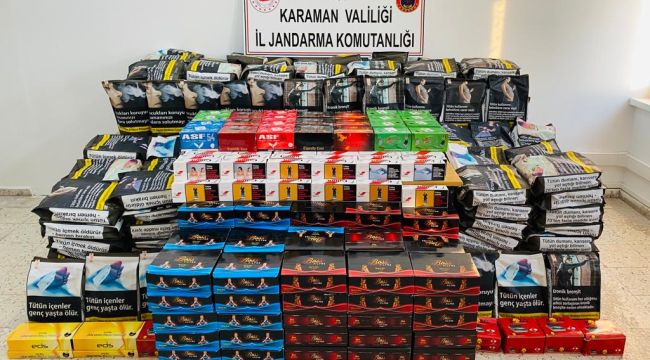 Kaçak Tütüne Jandarma Engeli 