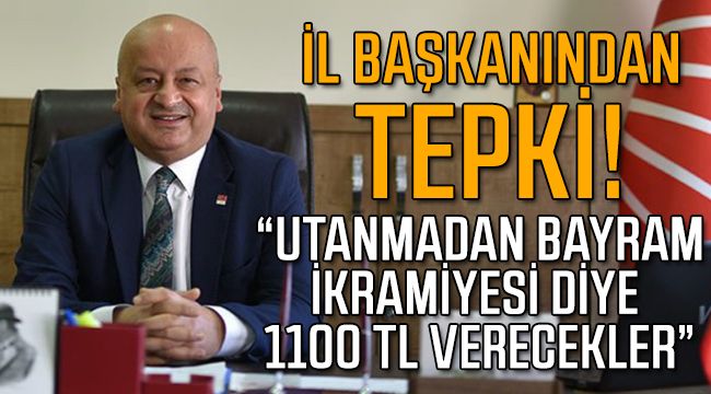 İl Başkanından Bayram İkramiyelerine Tepki 