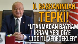 İl Başkanından Bayram İkramiyelerine Tepki 