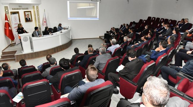 Karaman'a Yapılan Kamu Yatırımları Değrlendirildi