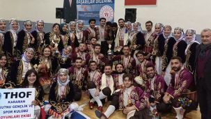 KMÜ Halk Oyunları Ekibinden Büyük Başarı