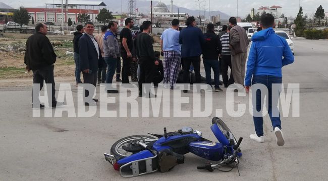 Motosiklet Sürücüsü Ölümden Döndü