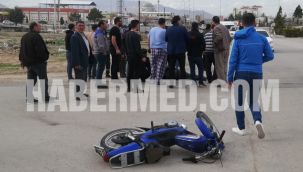 Motosiklet Sürücüsü Ölümden Döndü