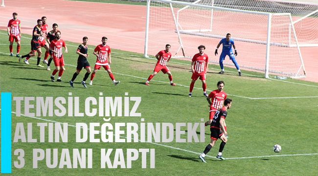 Temsilcimiz altın değerindeki 3 puanı kaptı 