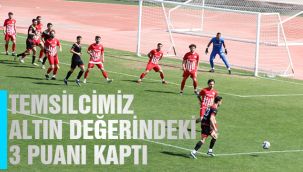 Temsilcimiz altın değerindeki 3 puanı kaptı 