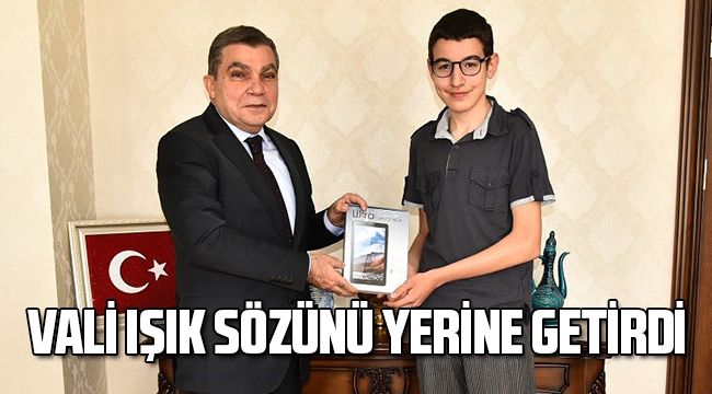 Vali Işık Sözünü Yerine Getirdi