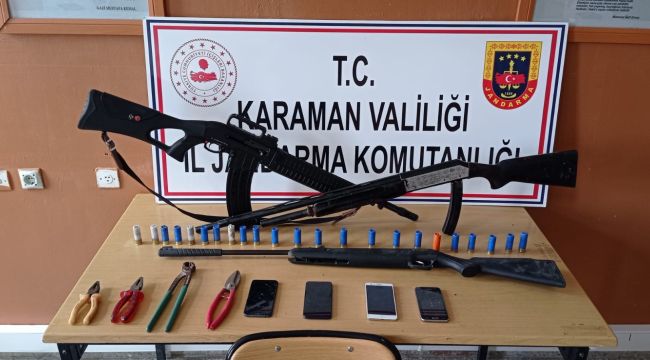 Karaman'da Hırsızlık Şüphelisi Şahıs Tutuklandı 