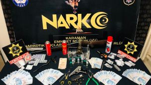 Karaman merkezli uyuşturucu operasyonunda 12 kişi tutuklandı