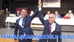 Yeni Başkan Pekoğlu Oldu