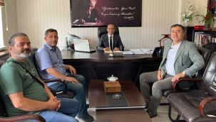 Gazetecilerden Eryiğit'e Hayırlı Olsun Ziyareti