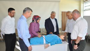 İl Sağlık Müdürlüğüne alınan simülasyon maketler incelendi