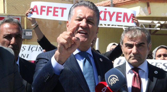 Karaman'a gelen TDP Genel Başkanı Sarıgül, cezaevi önünden af çağrısında bulundu
