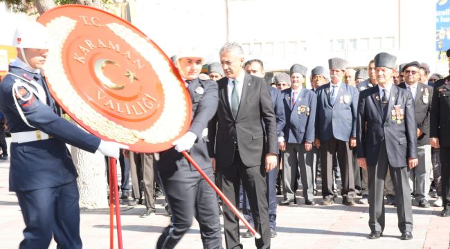 Karaman'da 19 Eylül Gaziler Günü kutlandı