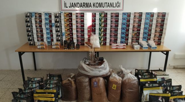 Karaman'da kaçak tütün operasyonu