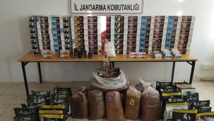 Karaman'da kaçak tütün operasyonu