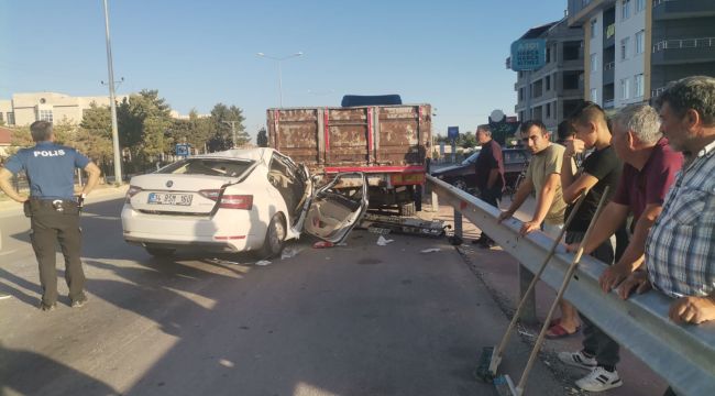 Kazımkarabekir'de feci kaza, çok sayıda yaralı var