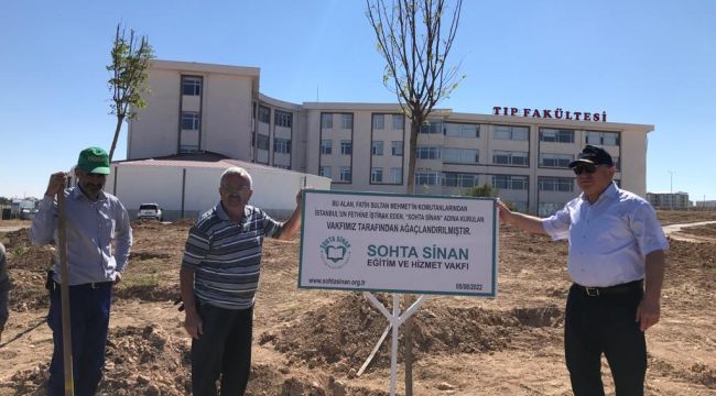 KMÜ 'de peyzaj çalışmaları devam ediyor