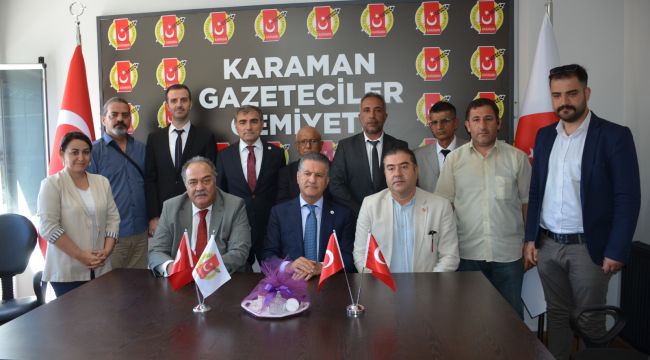 Mustafa Sarıgül'den Gazeteciler Cemiyetine ziyare