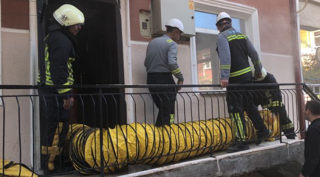 Çocuk odasında çıkan yangın korkuttu