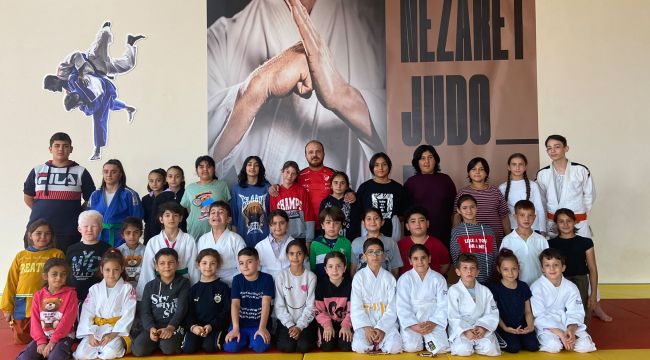 Karaman'da judocular kuşak heyecanı yaşadı