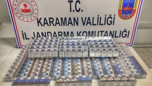 Karaman'da 440 paket kaçak sigara ele geçirildi