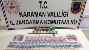 Karaman'da jandarmadan kumar baskını 