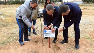  Karamanlı şehit öretmenler anısına fidan dikildi