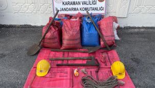 Maden ocağından kaçak kömür çıkaran şüpheliler fotokapana yakalandı