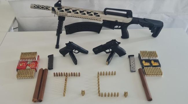 Jandarmadan kaçak silah operasyonu