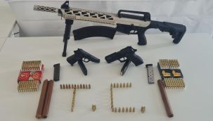 Jandarmadan kaçak silah operasyonu