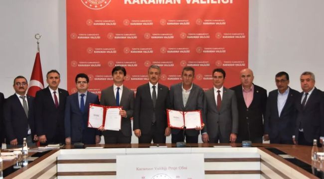  Karaman'a elma borsası kuruluyor